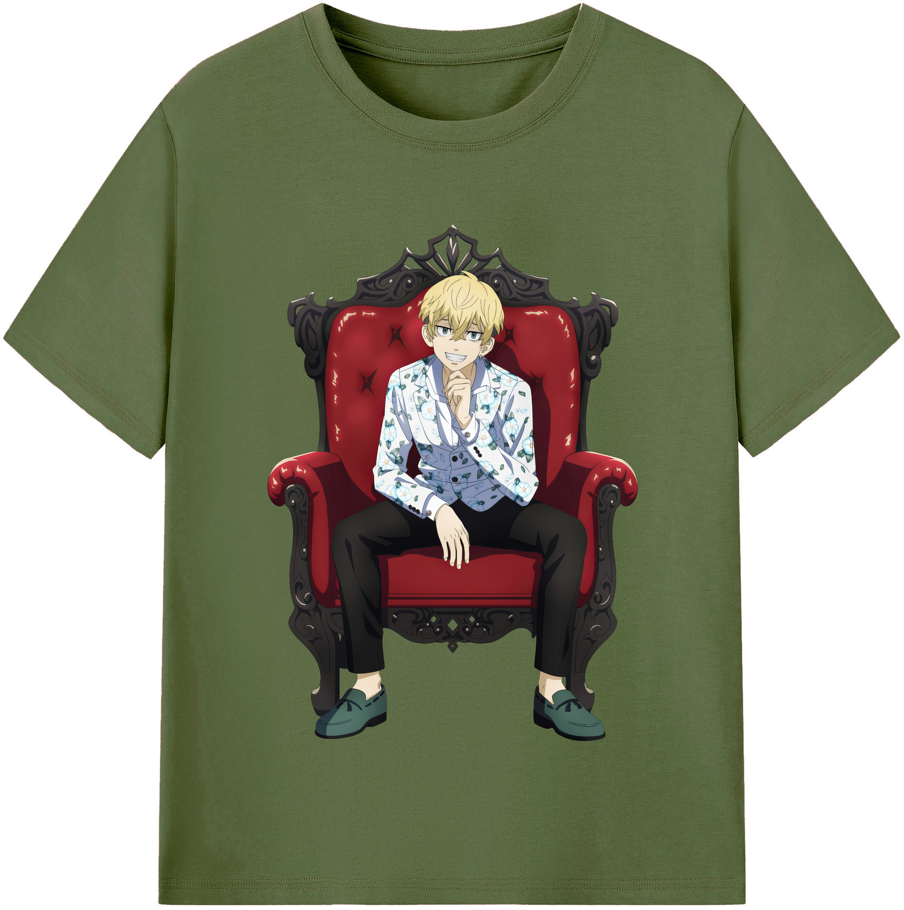 （画像用） 東京リベンジャーズ Tokyo Revengers 綿100％半袖Tシャツ（フロントプリント）